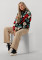 Autumn and winter new retro three-dimensional flower temperament loose zipper cardigan women's clothing