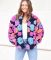 Autumn and winter new retro three-dimensional flower temperament loose zipper cardigan women's clothing