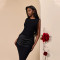 Spring sexy satin patchwork long dress elegant slim fit sleeveless pleated solid color dress