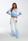 Women's fashion positioning, printed fashion, casual suit