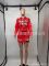 Women's fashion positioning printed short skirt set