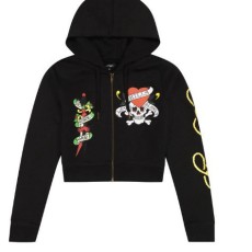 Cross border graffiti printed pattern pullover hoodie sweatshirt high street y2k
