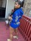 Women's Fashion Casual Shorts Positioning Printed Set