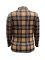 Sexy slim fit plaid batch printed shirt in stock
