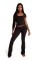 Fashionable and sexy oriented cotton two-piece cross-border women's clothing set