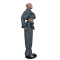 New women's casual color blocked denim suit
