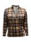 Sexy slim fit plaid batch printed shirt in stock