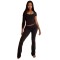 Fashionable and sexy oriented cotton two-piece cross-border women's clothing set