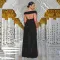 Fashionable women's sexy multiple dressing methods slim fit long skirt set