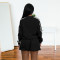 Fashion women's woven belt jacket short skirt solid color two-piece set new style
