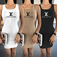 Sexy embossed embroidered vest dress in 3 colors in stock