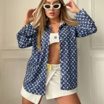 Summer new beach vacation printed shirt in stock