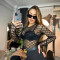 Sexy perspective erotic mesh dress