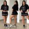 2025 Summer New Fashionable and Sexy Style Loose Hot Diamond Embroidered Dress