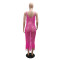 Sequin camisole V-neck dress sexy camisole fringe skirt one-piece dress for women