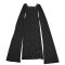 Fashionable women's back slit cape sleeve rhinestone elegant dress