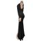 Fashionable women's slim fit elegant off shoulder sleeve wrapped arm dress new