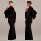 Fashionable women's slim fit elegant off shoulder sleeve wrapped arm dress new