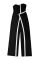 Fashionable women's sexy strapless bag arm backless button jumpsuit