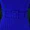 Women's summer new short sleeved V-neck pleated high waist fashionable temperament cinched waist African dress