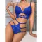Beautiful and sexy lingerie lace gathering bra two-piece set