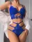 Beautiful and sexy lingerie lace gathering bra two-piece set