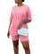 2025 New Cross border Women's Fashion, Leisure and Leisure Small Pit Bar T Two piece Set