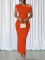 2025 New Cross border Cute and Fashionable Water Ripple Slanted Shoulder Dress in Stock