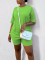 2025 New Cross border Women's Fashion, Leisure and Leisure Small Pit Bar T Two piece Set