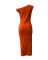 2025 New Cross border Cute and Fashionable Water Ripple Slanted Shoulder Dress in Stock