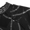 Fashionable women's elegant rhinestone slim fit bag arm shawl dress