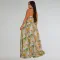 Fashionable women's front slit breathable printed sleeveless dress new