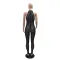 Women's sexy mesh rhinestone see through jumpsuit sleeveless nightclub women's clothing