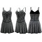 Women's fashion hot stamping sexy sleeveless suspender dress with hip wrap, dress for women