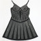 Women's fashion hot stamping sexy sleeveless suspender dress with hip wrap, dress for women