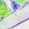 New sexy V-neck half sleeved top with split half skirt print two-piece set for women