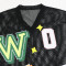 New sexy V-neck mesh with see through printed letters and loose T-sleeves