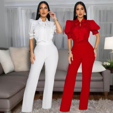 Women's sexy jumpsuit loose fit slim pants