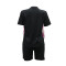 Summer new round neck diamond hot stamping casual two-piece shorts short sleeved top