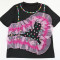 Summer new round neck diamond hot stamping casual two-piece shorts short sleeved top