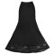 Fashion women's sexy strapless see through lace long skirt two-piece set