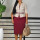 Burgundy + belt