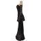 Fashion women's sexy strapless see through lace long skirt two-piece set