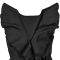 Fashionable women's elegant high waisted ruffled party dress
