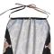 Fashionable women's temperament, casual backless printed wide leg jumpsuit