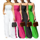 Jumpsuit, high waist, sexy strapless, sleeveless, wide leg, casual vacation party, summer