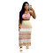 New women's casual bikini section colorful beach skirt