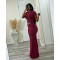 Slimming up, lifting buttocks, sexy knot, wide leg flared pants, long pants set