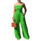 Jumpsuit, high waist, sexy strapless, sleeveless, wide leg, casual vacation party, summer