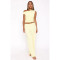 Elastic Bubble Single Shoulder Diagonal Collar Folded Wide Leg Pants Set Two Piece Set